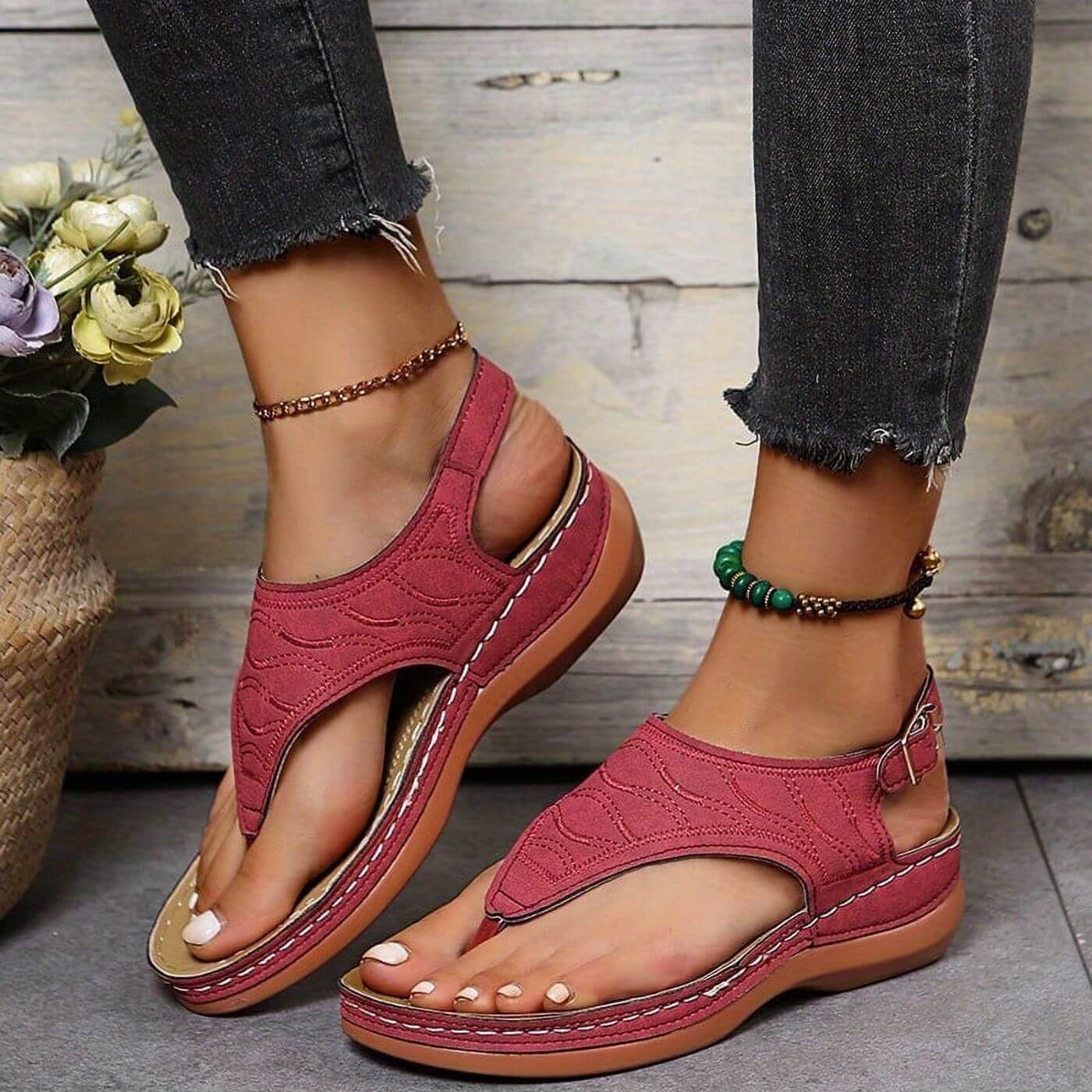 Carola™ – Komfortable Ortopediske Sandaler