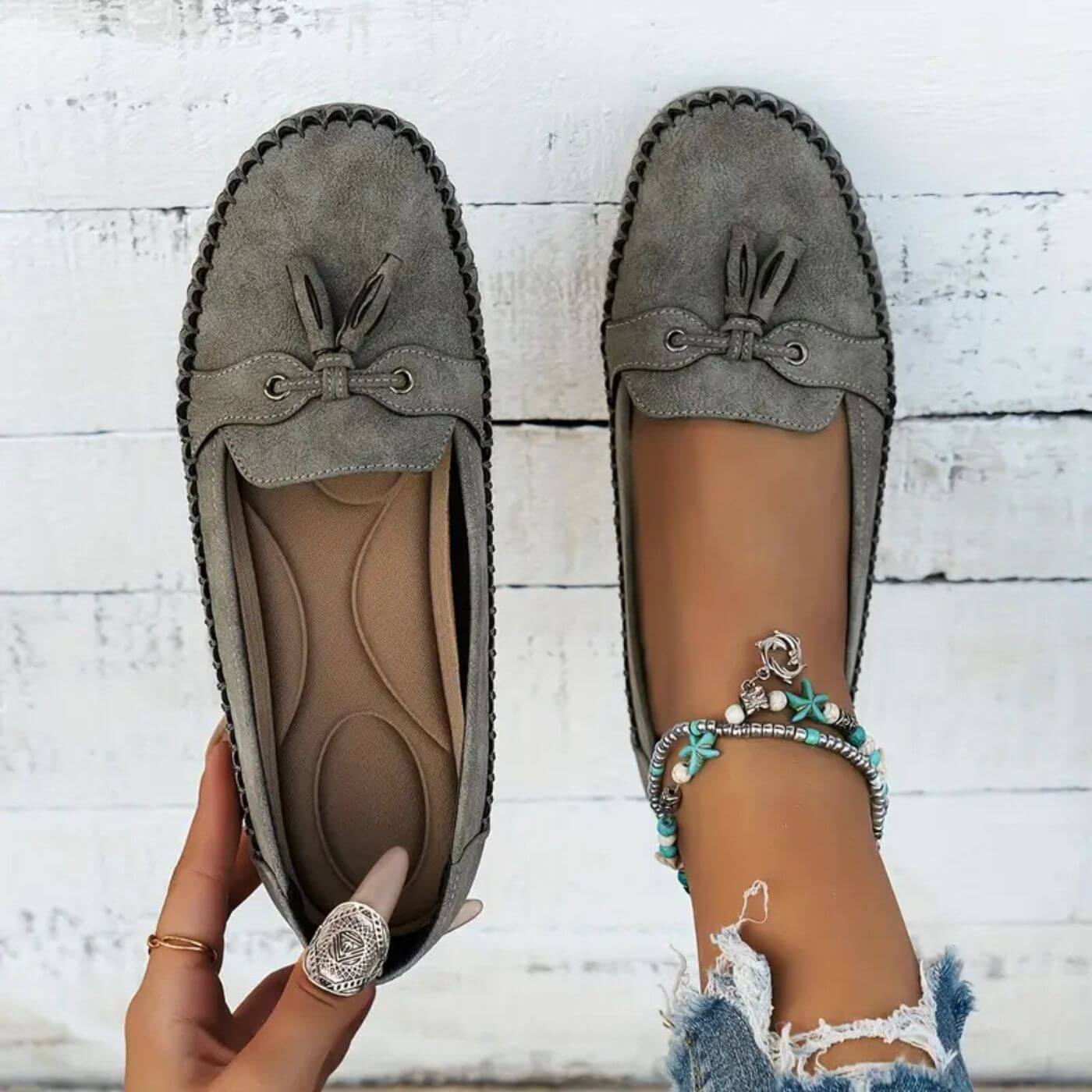 Gerd™ - Vintage Ortopediske Loafers