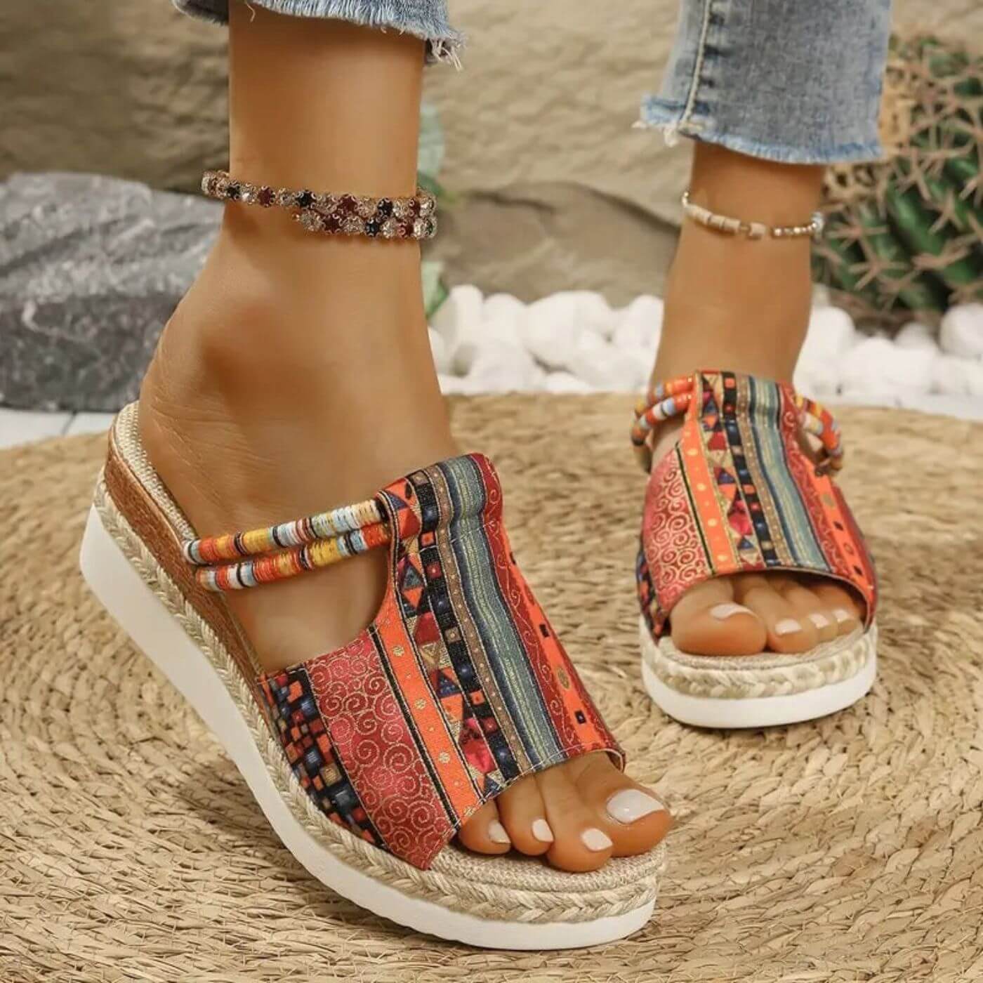 Oda™ - Ortopediske Slip On Sandaler