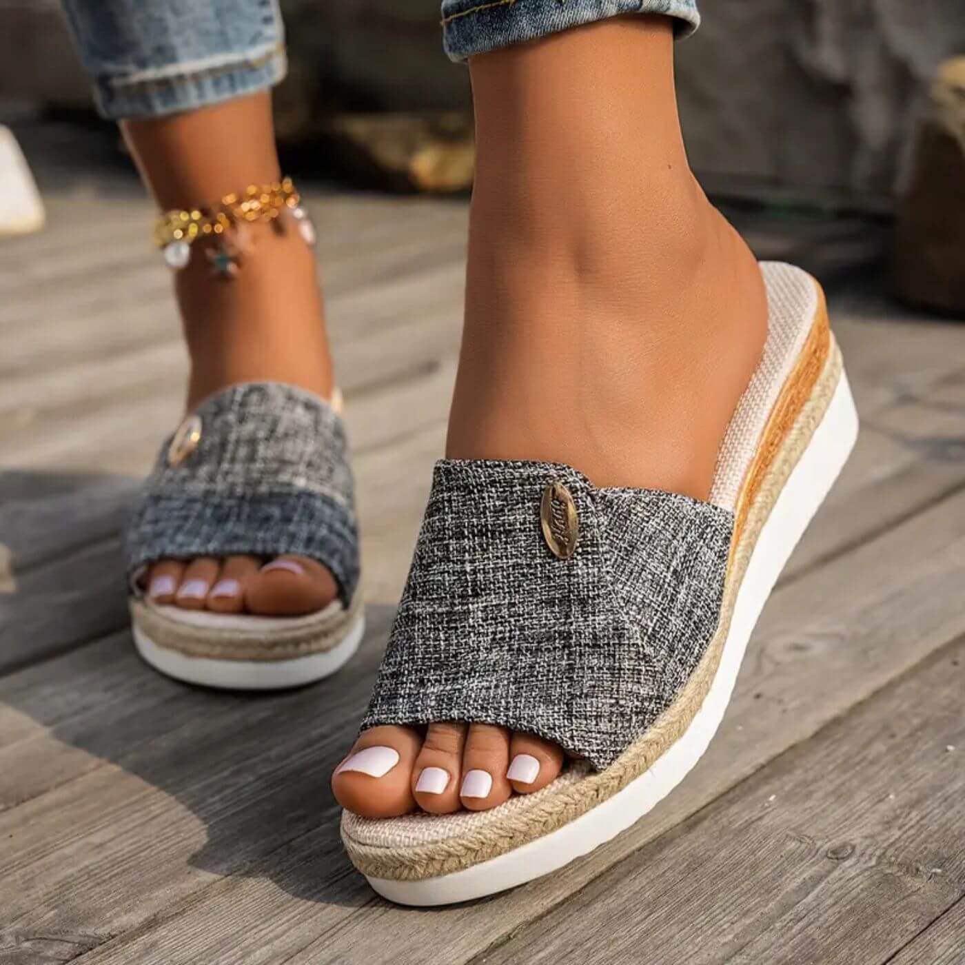 Alette™ – Stilige Komfort Ortopediske Sandaler