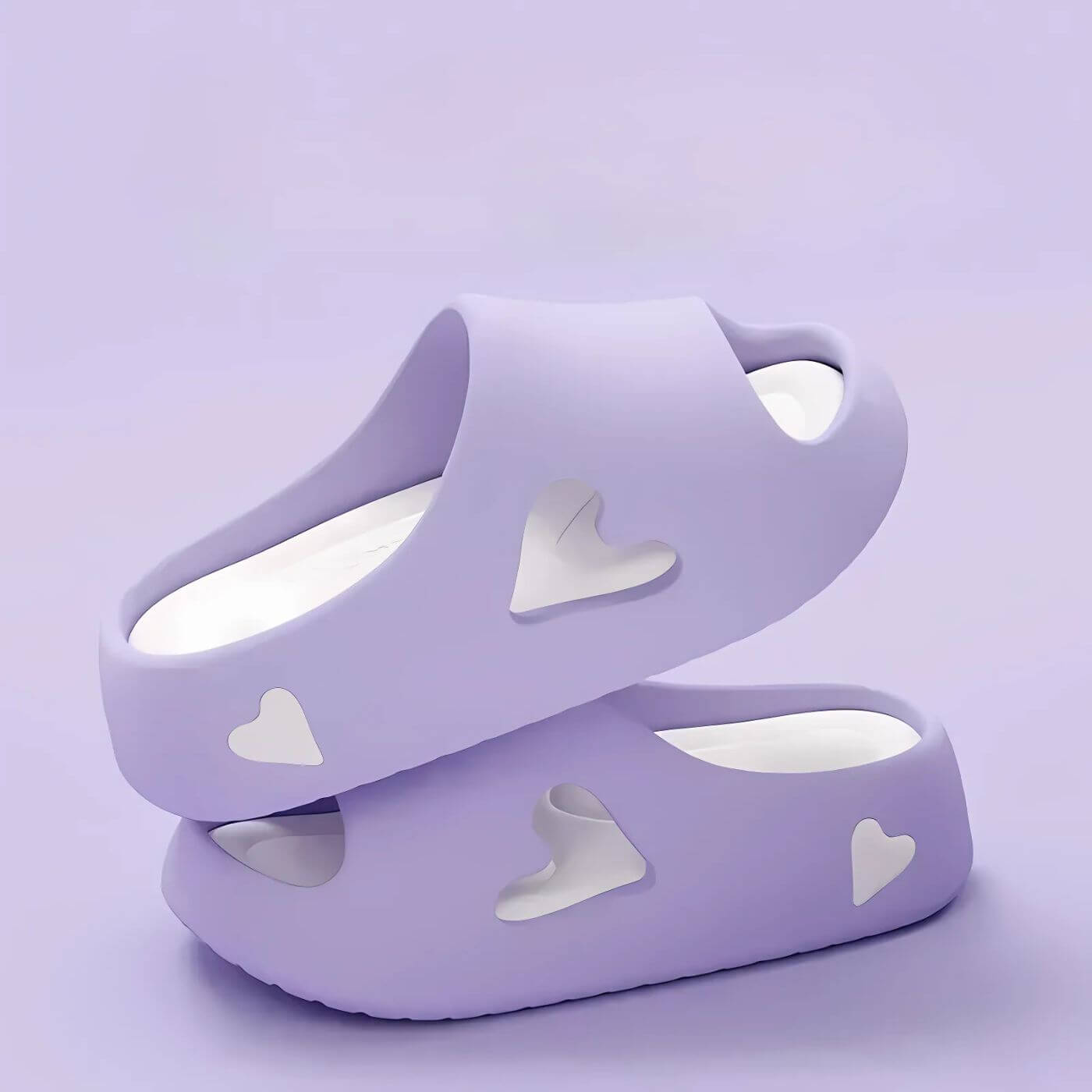 Amora™ - Flip flops med hul hjerte-design og skyfølelse