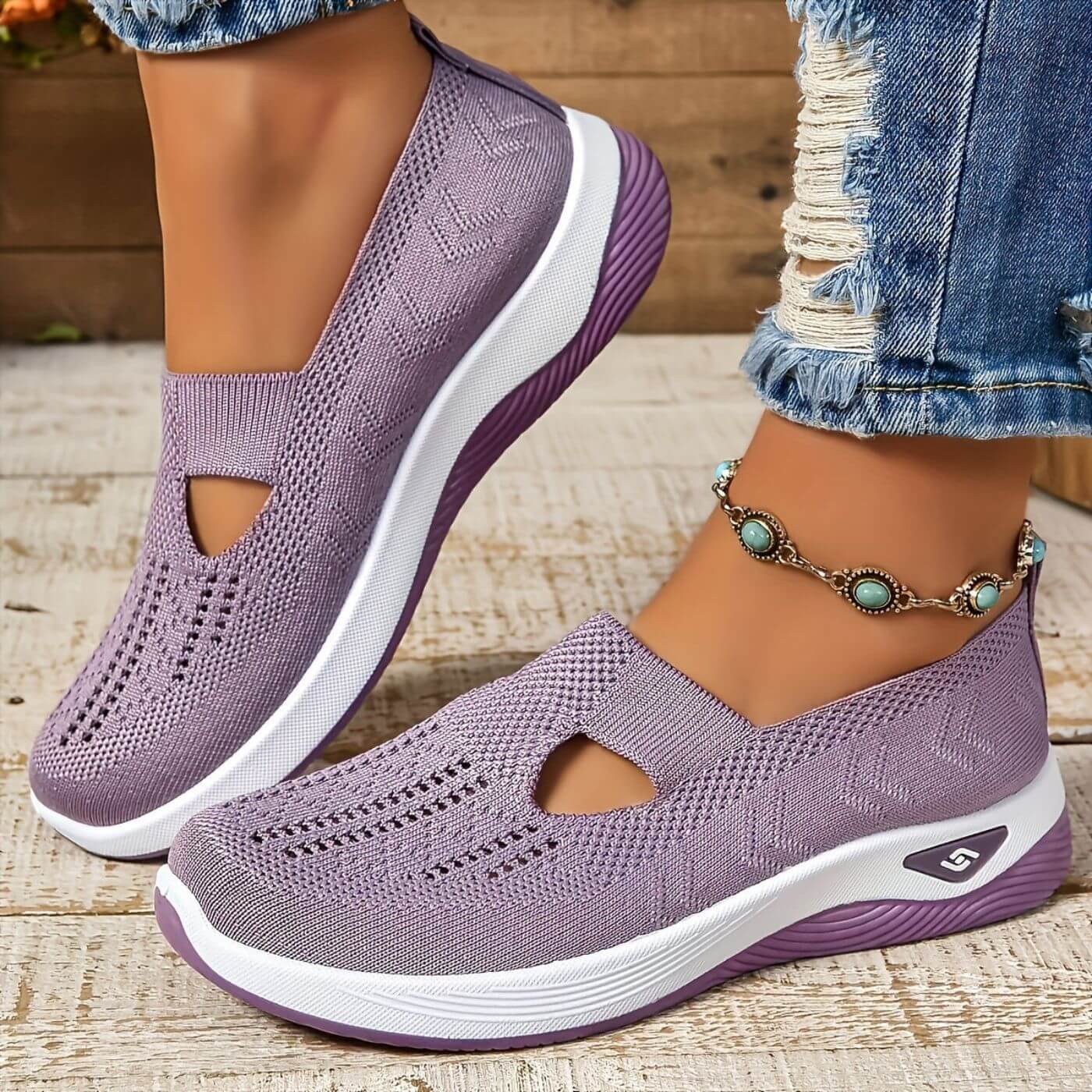 ComfyStep™ – Pustende og Sklisikre Ortopediske Sko