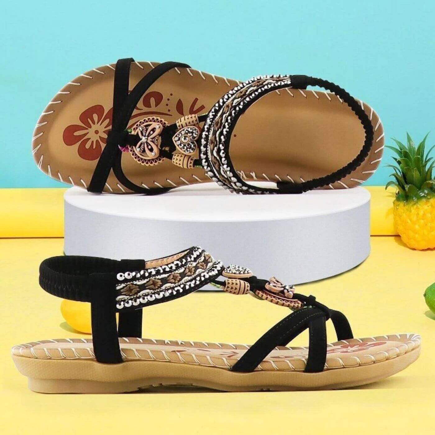 Haleya™ – Stilige Ortopediske Sandaler for Sommeren