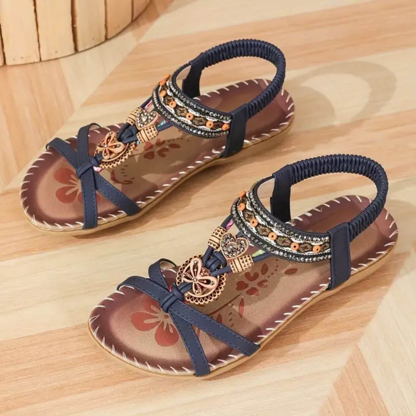 Lunella™ – Superkomfortable Bohemske Ortopediske Sandaler