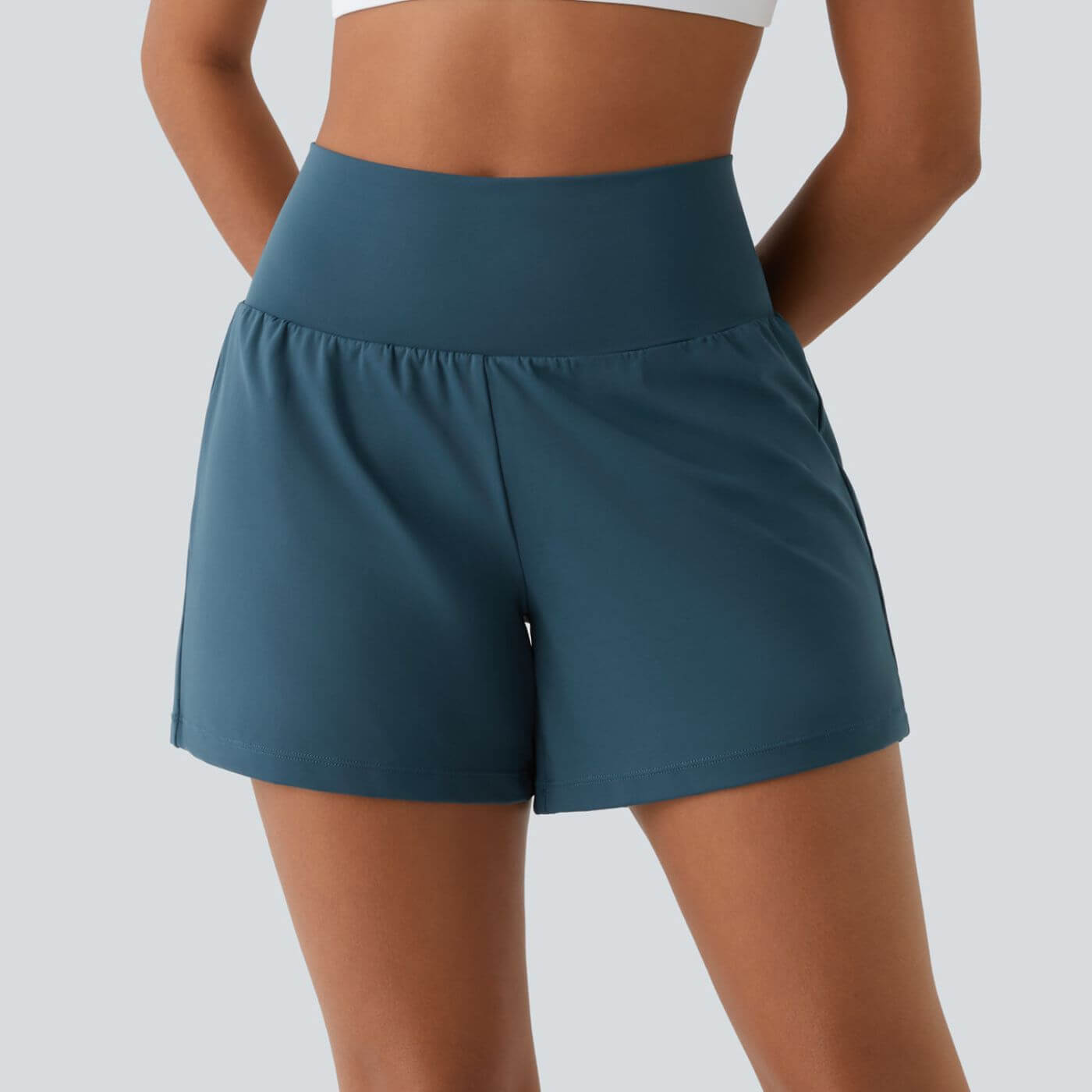 Milla™ - Pustende og Komfortable 2 i 1 Høyt Liv Yoga Shorts