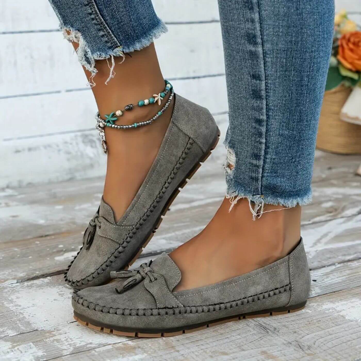Selma™ – Vintage Ortopediske Loafers