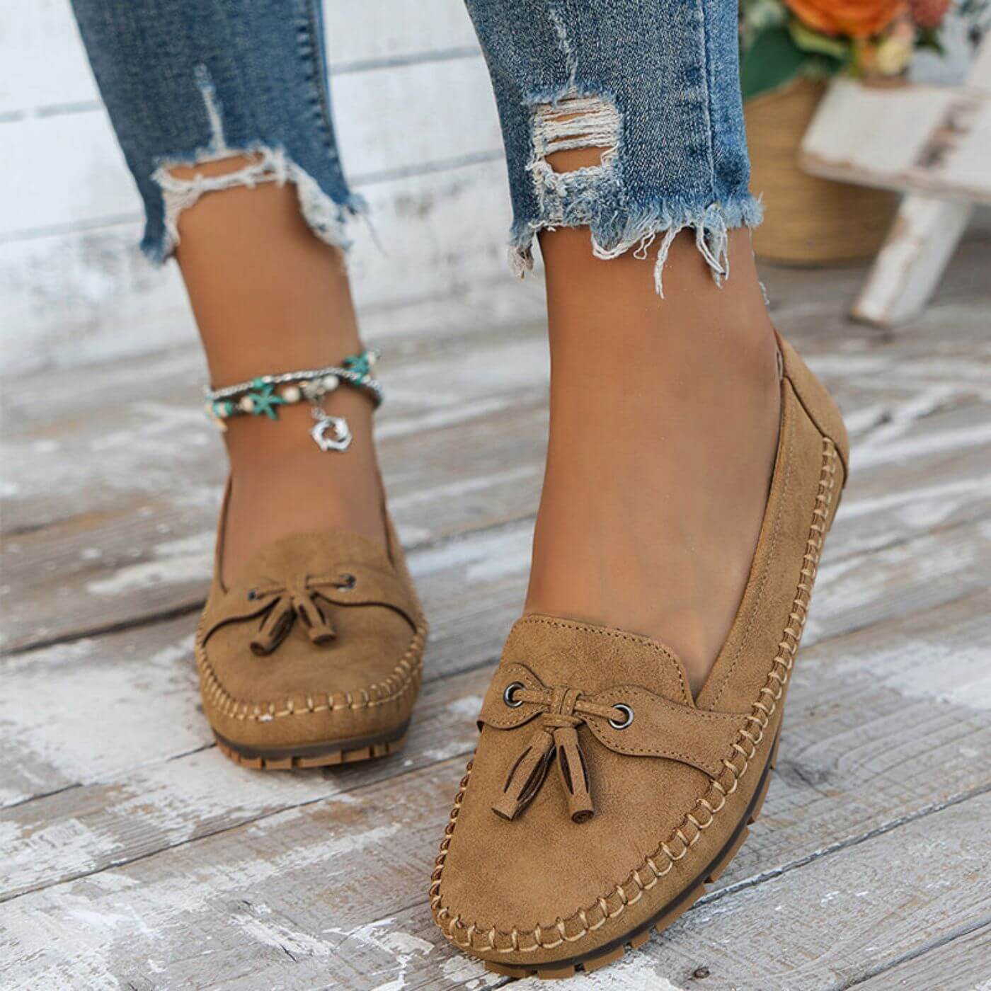 Selma™ – Vintage Ortopediske Loafers