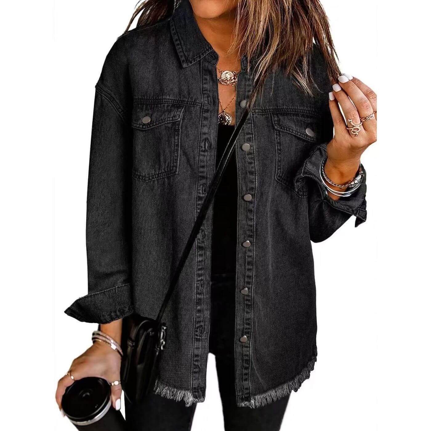 Sissel™ - Langermet Denimjakke