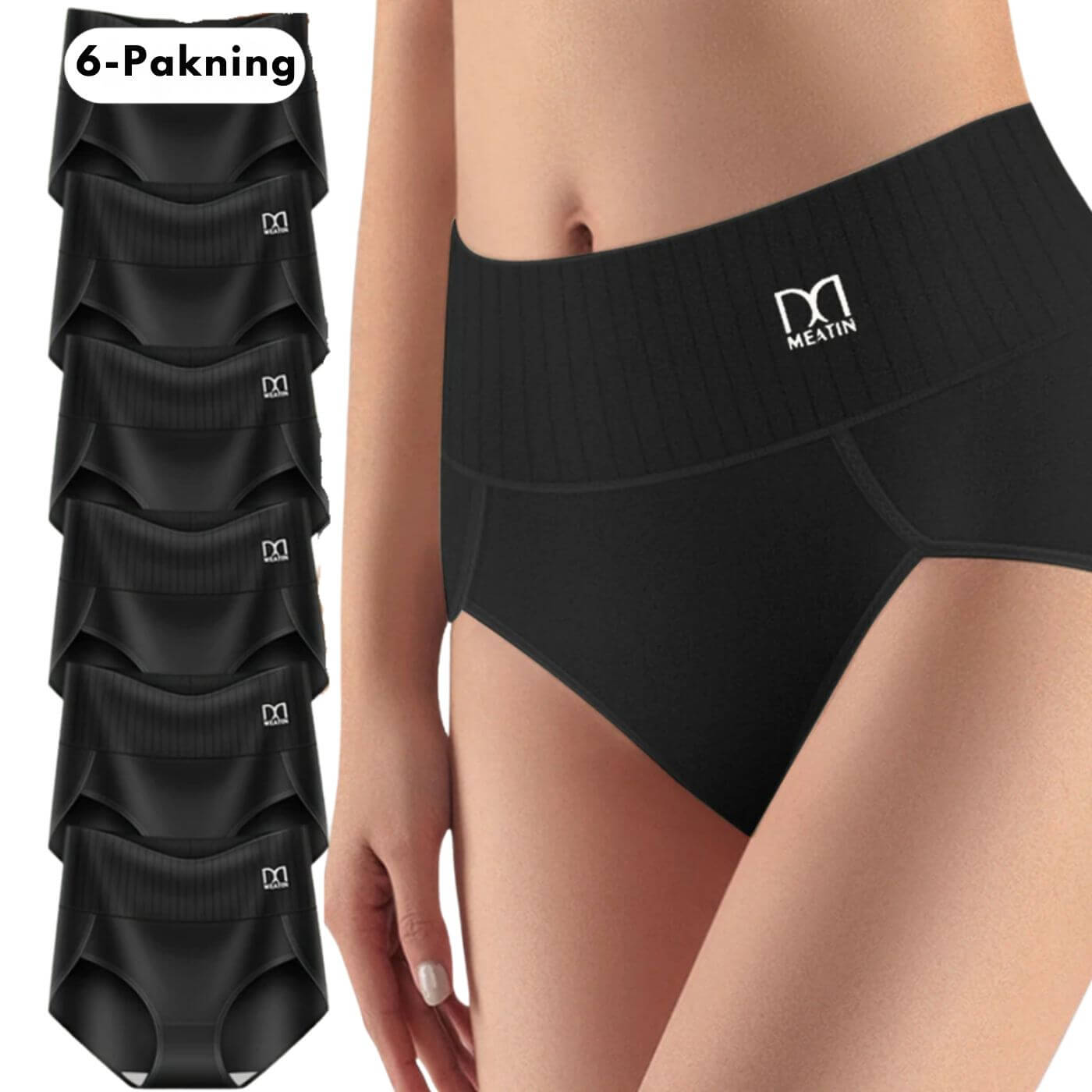 SlimFit™ - Pakke med 6 Høytlivstruser