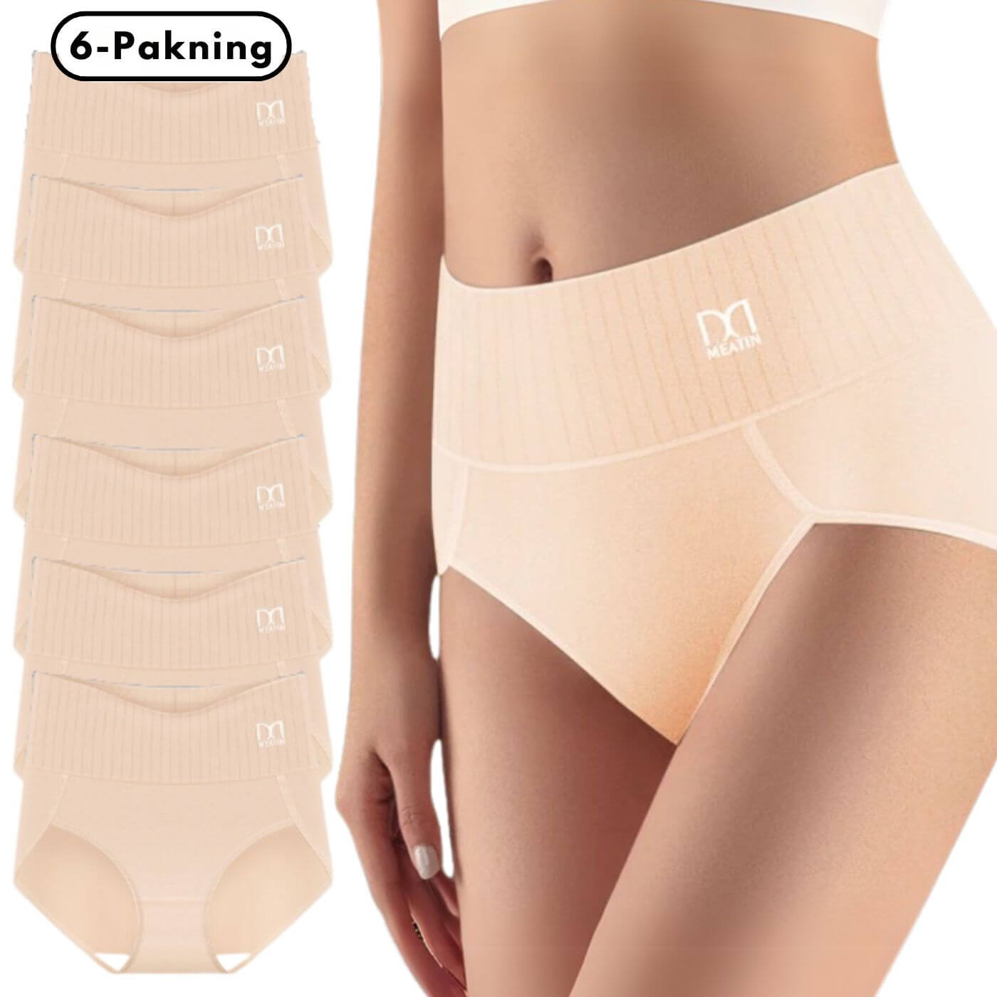 SlimFit™ - Pakke med 6 Høytlivstruser