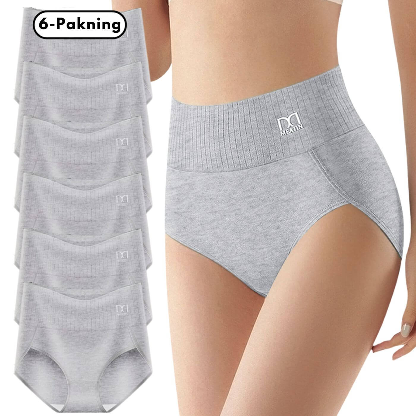 SlimFit™ - Pakke med 6 Høytlivstruser