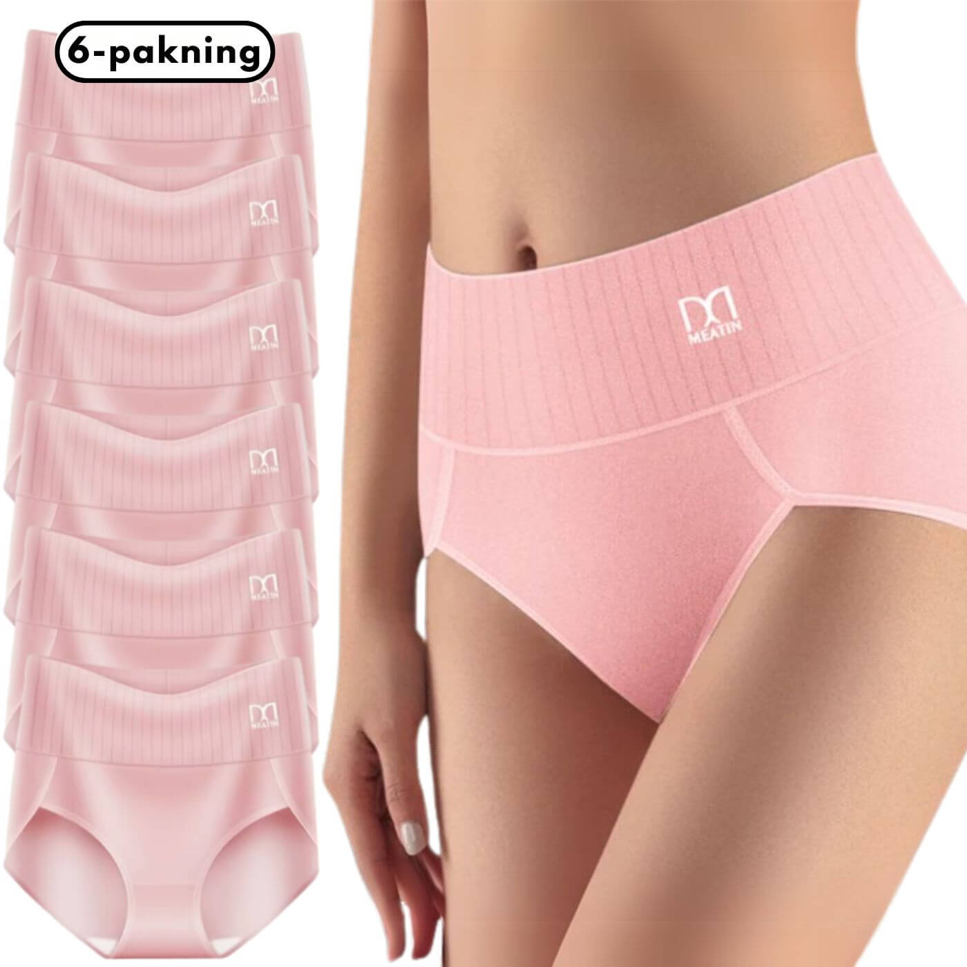 SlimFit™ - Pakke med 6 Høytlivstruser